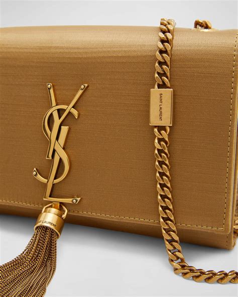 Saint Laurent Kate Small Tassel YSL Crossbody Bag in Satin